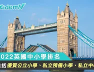 2022英國中小學排名